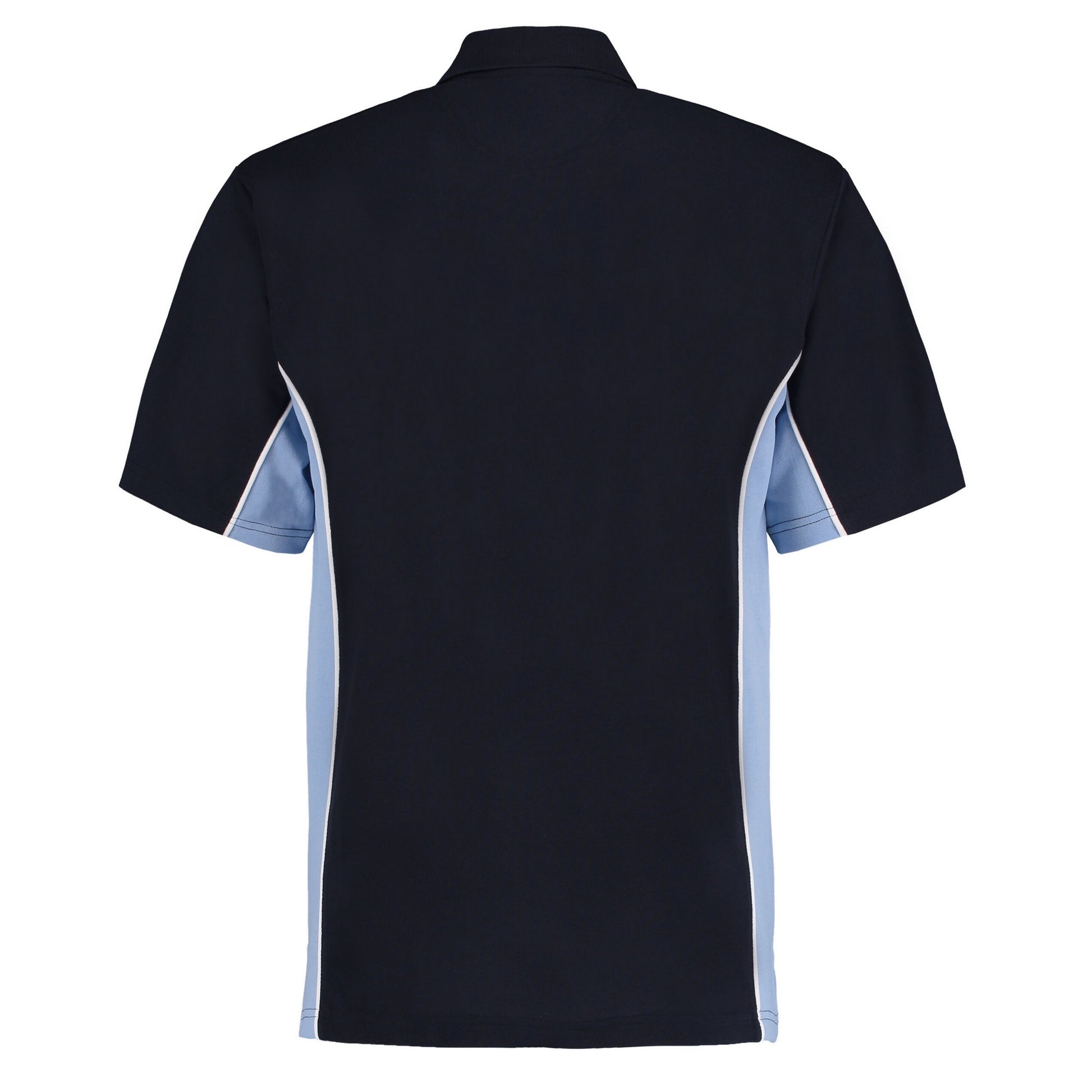 Navy-Light Blue - Back - GAMEGEAR Mens Track Polycotton Pique Polo Shirt