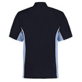 Navy-Light Blue - Back - GAMEGEAR Mens Track Polycotton Pique Polo Shirt