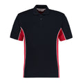Navy-Red - Front - GAMEGEAR Mens Track Polycotton Pique Polo Shirt