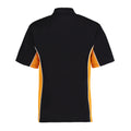 Black-Gold - Back - GAMEGEAR Mens Track Polycotton Pique Polo Shirt