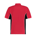 Red-Black - Back - GAMEGEAR Mens Track Polycotton Pique Polo Shirt
