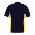 Navy-Midnight-Yellow - Back - GAMEGEAR Mens Track Polycotton Pique Polo Shirt