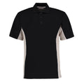 Black-Grey - Front - GAMEGEAR Mens Track Polycotton Pique Polo Shirt