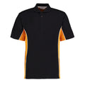 Black-Gold - Front - GAMEGEAR Mens Track Polycotton Pique Polo Shirt