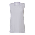 White - Front - Bella + Canvas Womens-Ladies Flowy Scoop Neck Muscle Tank Top