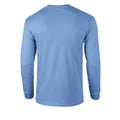 Carolina Blue - Back - Gildan Unisex Adult Ultra Plain Cotton Long-Sleeved T-Shirt