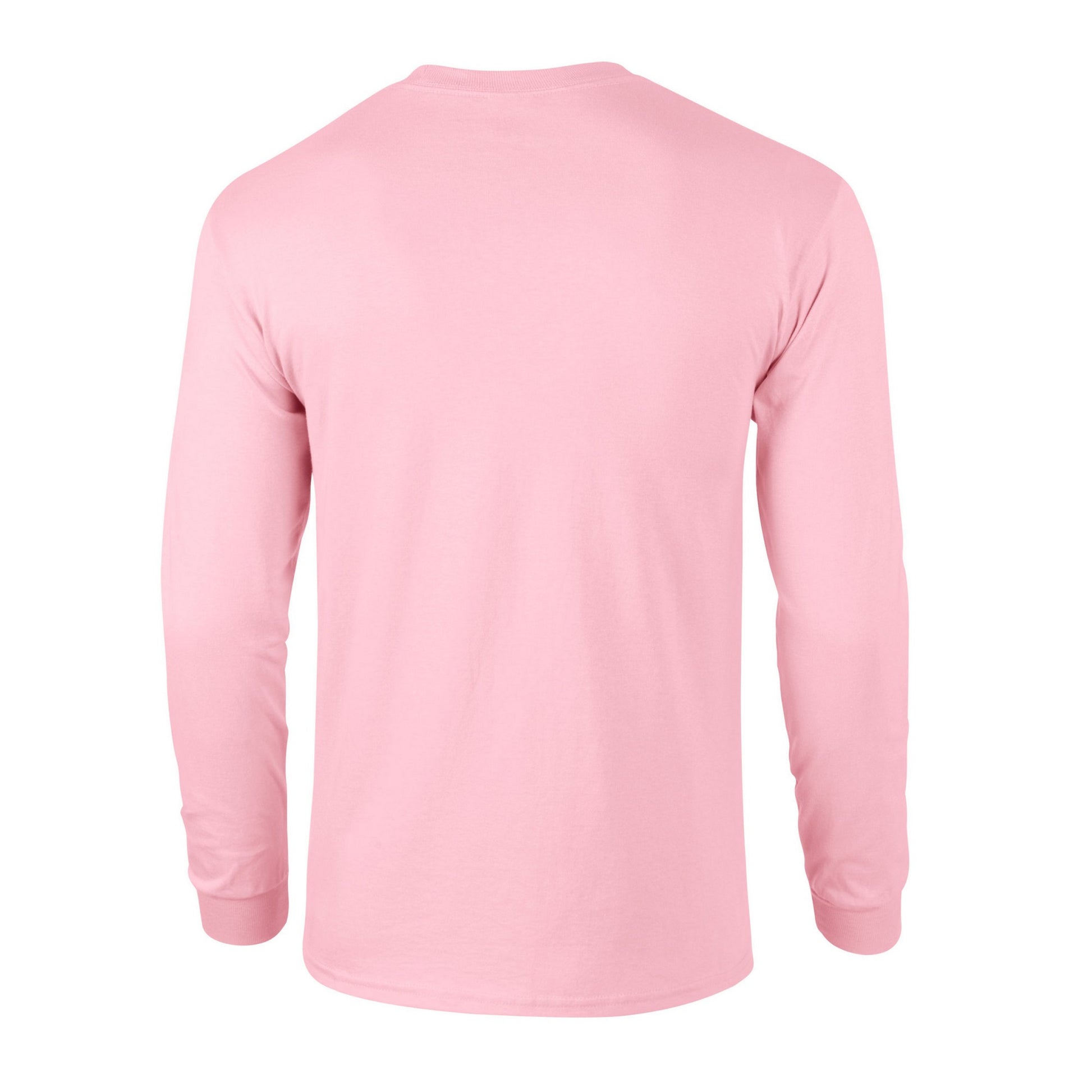 Light Pink - Back - Gildan Unisex Adult Ultra Plain Cotton Long-Sleeved T-Shirt