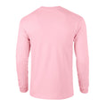 Light Pink - Back - Gildan Unisex Adult Ultra Plain Cotton Long-Sleeved T-Shirt