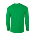 Irish Green - Back - Gildan Unisex Adult Ultra Plain Cotton Long-Sleeved T-Shirt