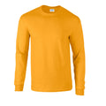 Gold - Front - Gildan Unisex Adult Ultra Plain Cotton Long-Sleeved T-Shirt