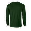 Forest - Back - Gildan Unisex Adult Ultra Plain Cotton Long-Sleeved T-Shirt