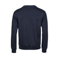 Navy - Back - Tee Jays Mens Ribber Interlock Crew Neck Sweatshirt