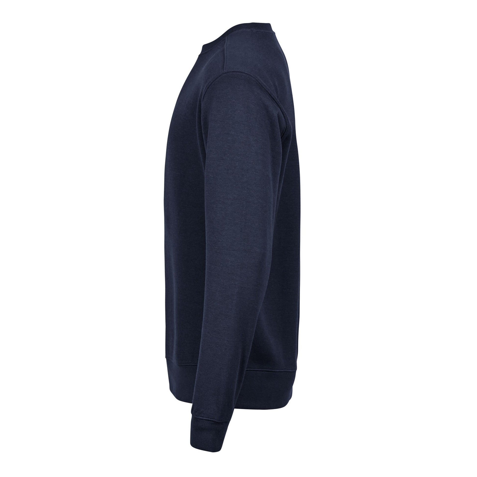Navy - Lifestyle - Tee Jays Mens Ribber Interlock Crew Neck Sweatshirt