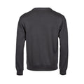 Dark Grey - Back - Tee Jays Mens Ribber Interlock Crew Neck Sweatshirt