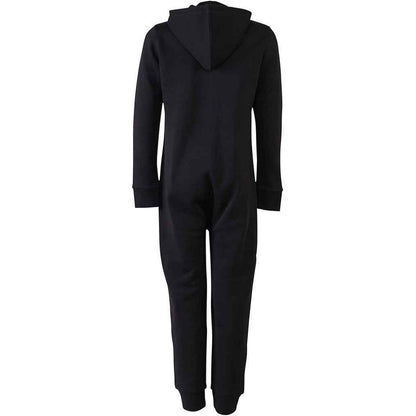 Black - Back - SF Minni Childrens-Kids All-In-One Nightwear
