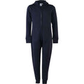 Navy - Front - SF Minni Childrens-Kids All-In-One Nightwear