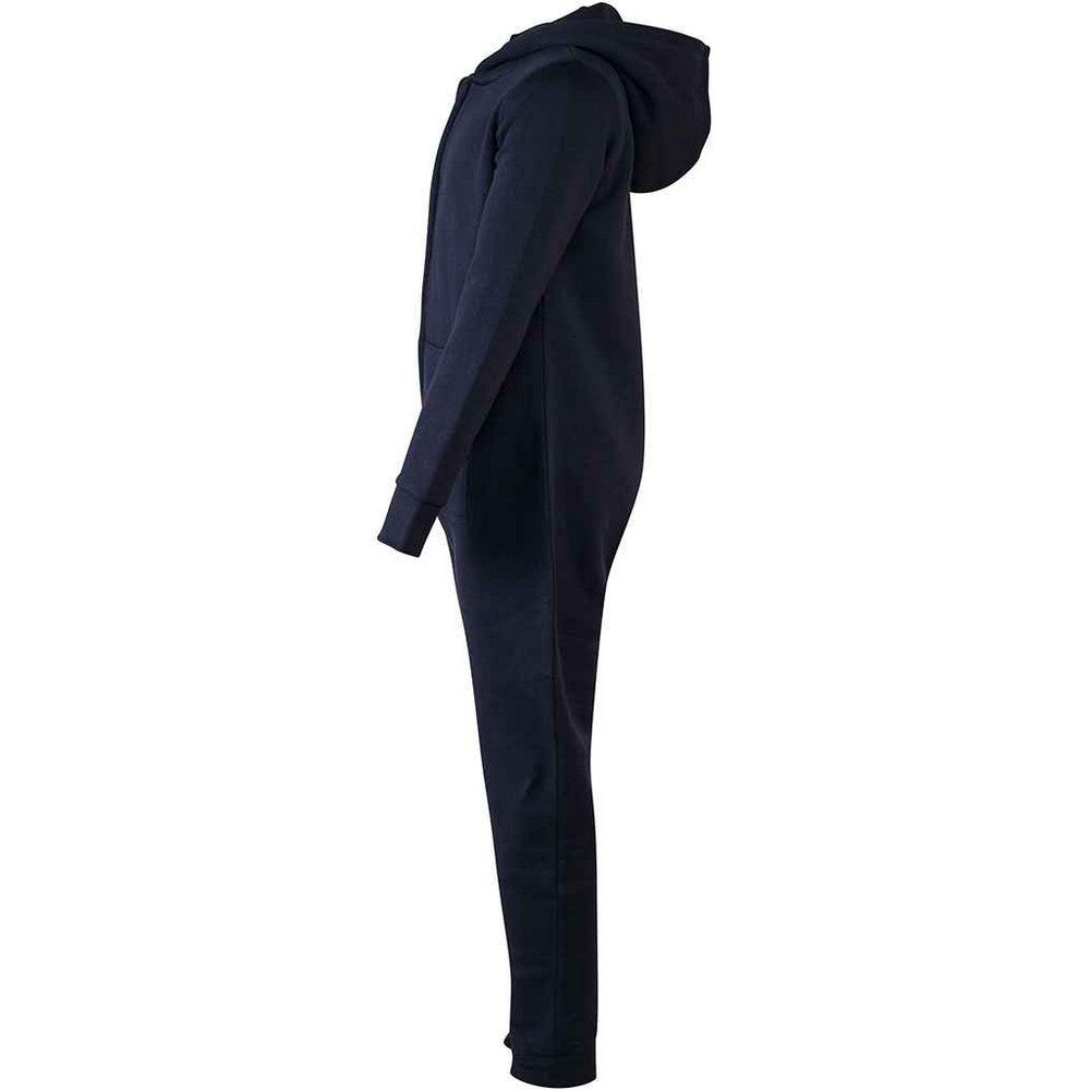 Navy - Side - SF Minni Childrens-Kids All-In-One Nightwear