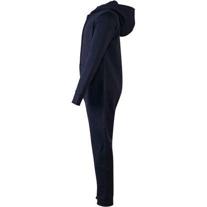 Navy - Side - SF Minni Childrens-Kids All-In-One Nightwear