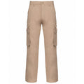 Beige - Front - Kariban Mens Heavy Canvas Trousers