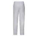 Heather Grey - Back - Fruit of the Loom Unisex Adult Lightweight Jogging Bottoms