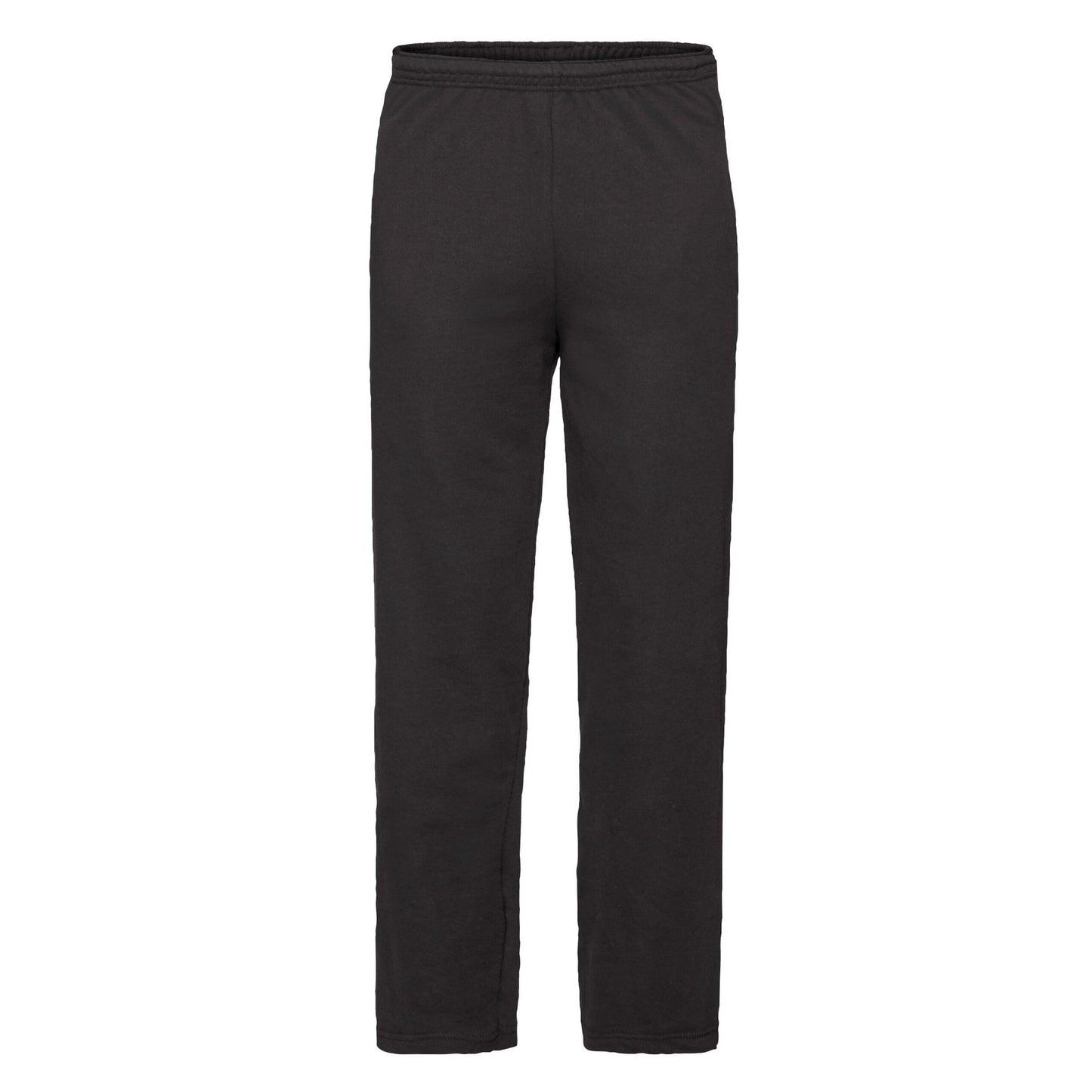 Black - Front - Fruit Of The Loom Unisex Adult Lightweight Jogging Bottoms
