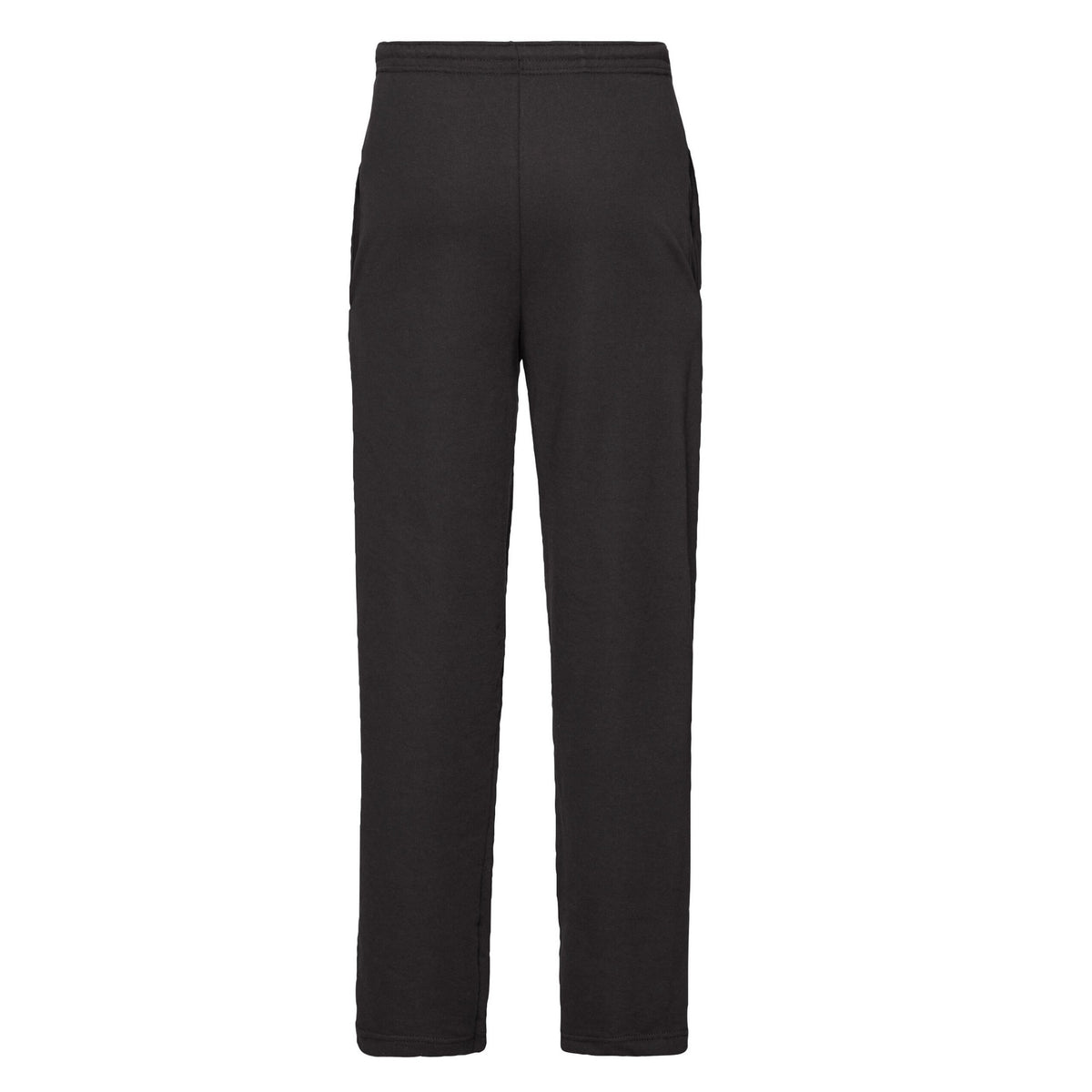 Black - Back - Fruit Of The Loom Unisex Adult Lightweight Jogging Bottoms