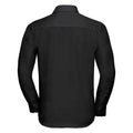 Black - Back - Russell Mens Ultimate Non-Iron Tailored Long-Sleeved Formal Shirt