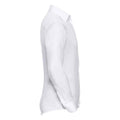 White - Side - Russell Mens Ultimate Non-Iron Tailored Long-Sleeved Formal Shirt