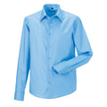 Bright Sky - Front - Russell Mens Ultimate Non-Iron Tailored Long-Sleeved Formal Shirt