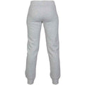 Heather Grey - Back - Skinni Fit Womens-Ladies Heather Cuffed Slim Jogging Bottoms