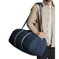 Vintage Oxford Navy - Back - Quadra Vintage Canvas Duffle Bag