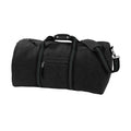 Vintage Black - Front - Quadra Vintage Canvas Duffle Bag