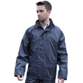 Navy - Back - Result Core Mens Waterproof Jacket