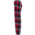 Red-Navy - Side - SF Minni Childrens-Kids Tartan Lounge Pants