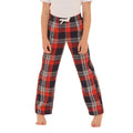 Red-Navy - Lifestyle - SF Minni Childrens-Kids Tartan Lounge Pants