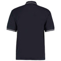 Navy-White - Back - Kustom Kit Mens Polo Shirt