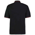 Black-Red - Back - Kustom Kit Mens Polo Shirt