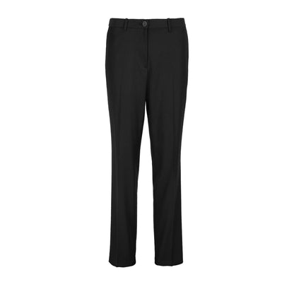 Deep Black - Front - NEOBLU Womens-Ladies Gabin Suit Trousers