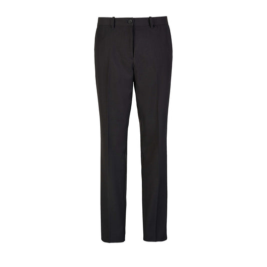 Anthracite Marl - Front - NEOBLU Womens-Ladies Gabin Suit Trousers