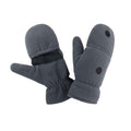 Grey - Front - Result Unisex Adult Fingerless Gloves