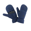Navy - Front - Result Unisex Adult Fingerless Gloves