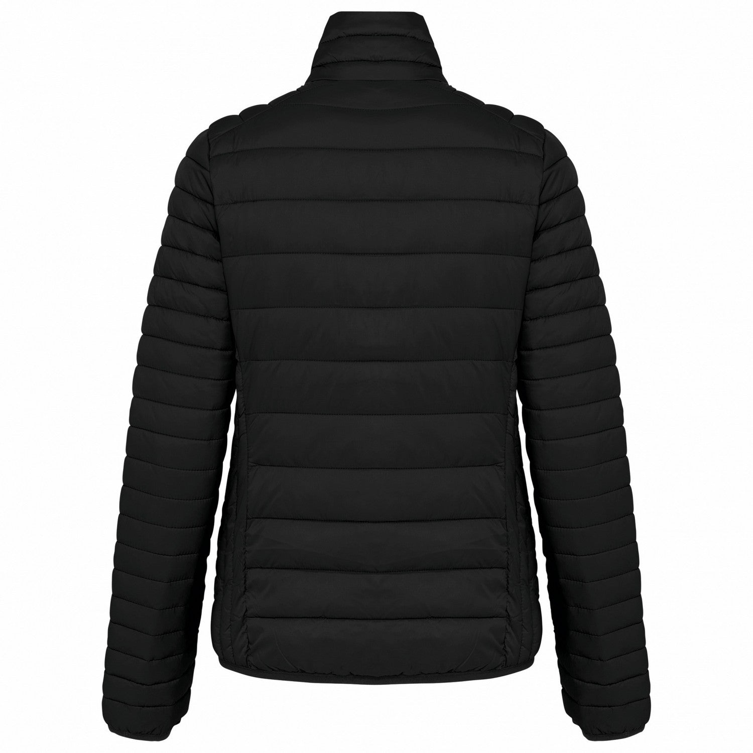 Black - Back - Kariban Womens-Ladies Lightweight Padded Jacket