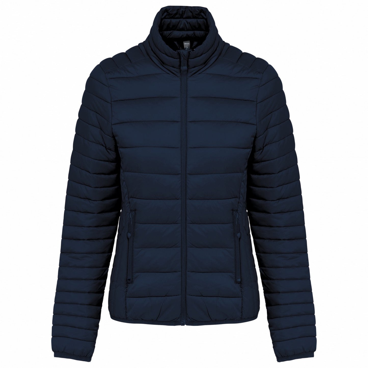 Navy - Front - Kariban Womens-Ladies Lightweight Padded Jacket