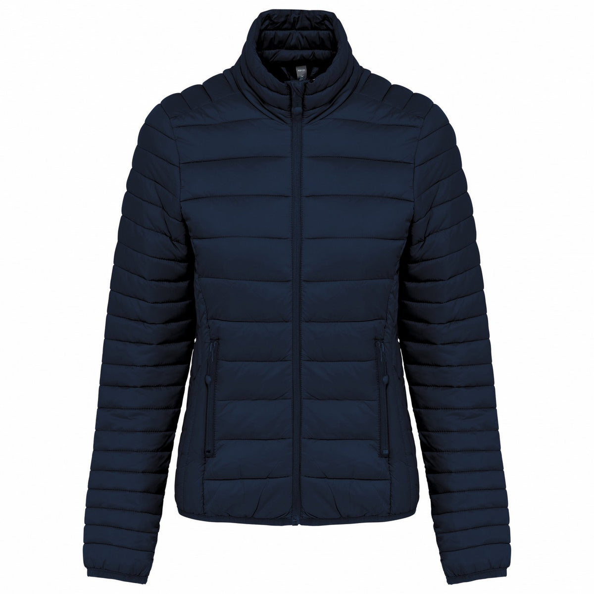 Navy - Front - Kariban Womens-Ladies Lightweight Padded Jacket