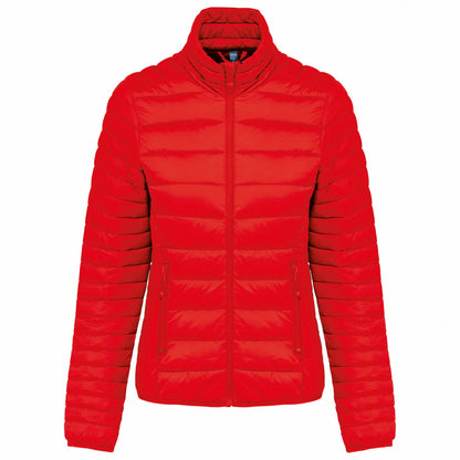 Red - Front - Kariban Womens-Ladies Lightweight Padded Jacket