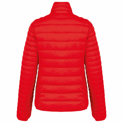 Red - Back - Kariban Womens-Ladies Lightweight Padded Jacket