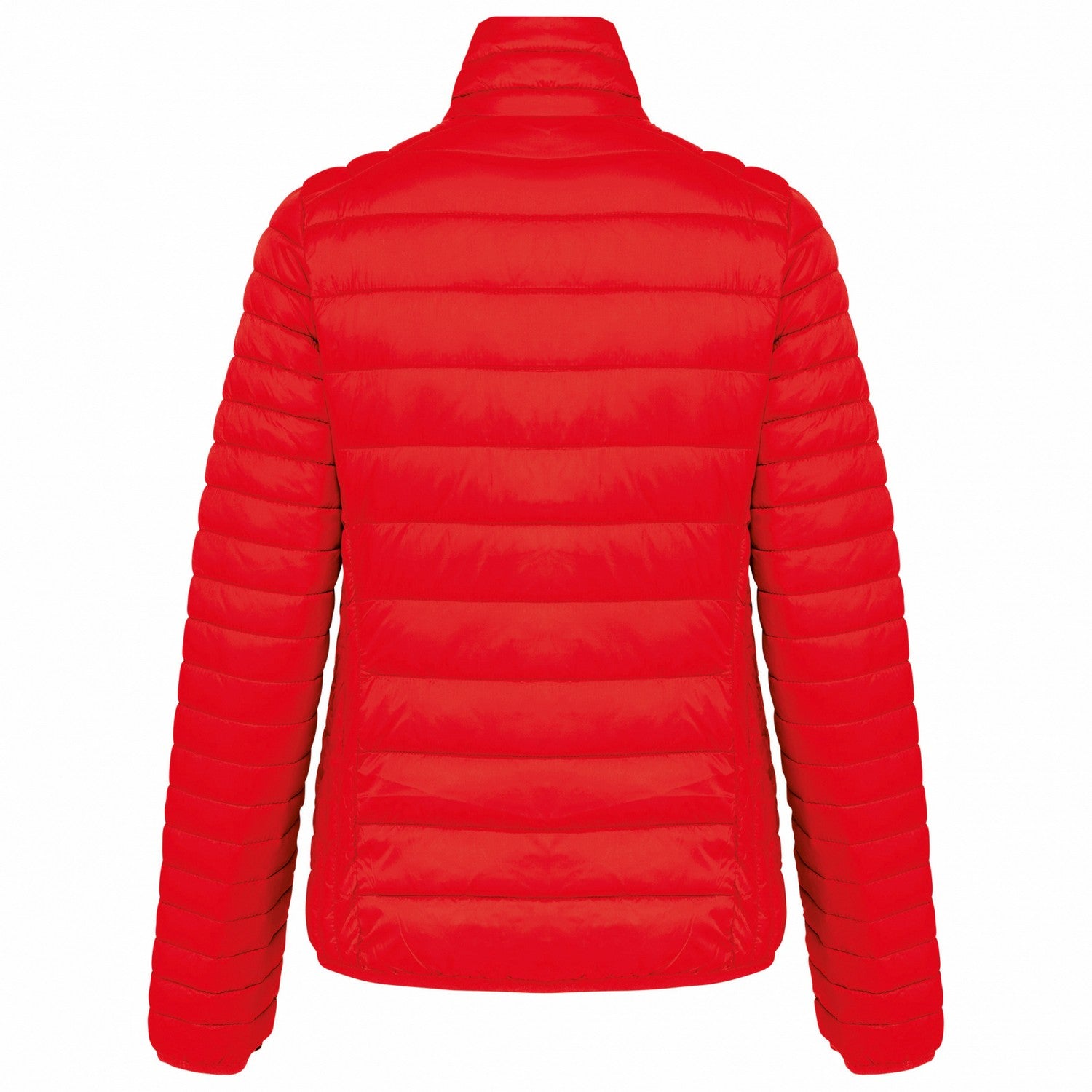 Red - Back - Kariban Womens-Ladies Lightweight Padded Jacket