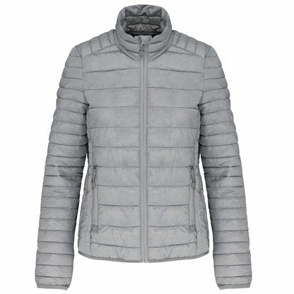 Silver Marl - Front - Kariban Womens-Ladies Lightweight Padded Jacket