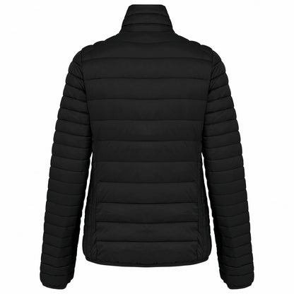 Black - Back - Kariban Womens-Ladies Lightweight Padded Jacket