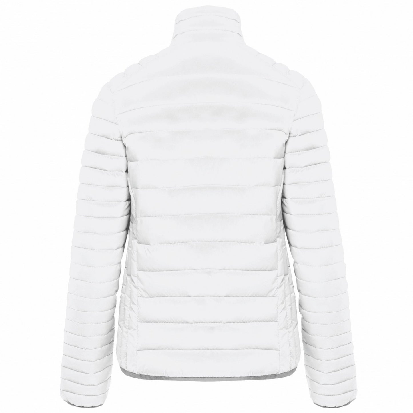 White - Back - Kariban Womens-Ladies Lightweight Padded Jacket